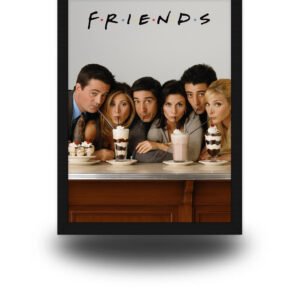 Friends TV Show Poster Frame | Iconic Sitcom Wall Art