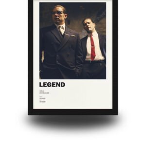 Legend Movie Poster Frame | Tom Hardy Gangster Wall Art