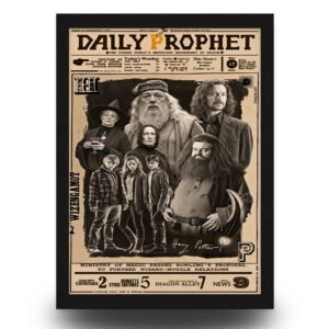 Harry Potter Daily Prophet Poster Frame
