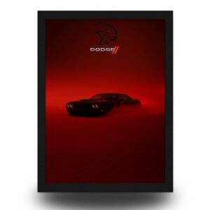 Dodge Challenger Red Fur