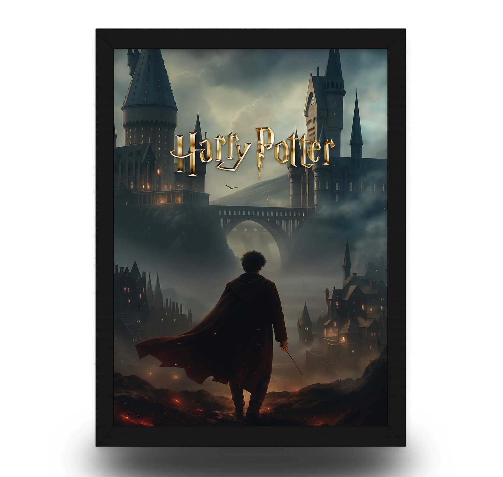 Harry Potter Hogwarts Castle Poster Frame