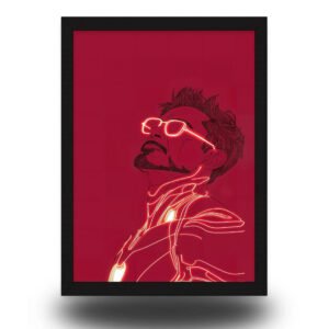 Neon Iron Man
