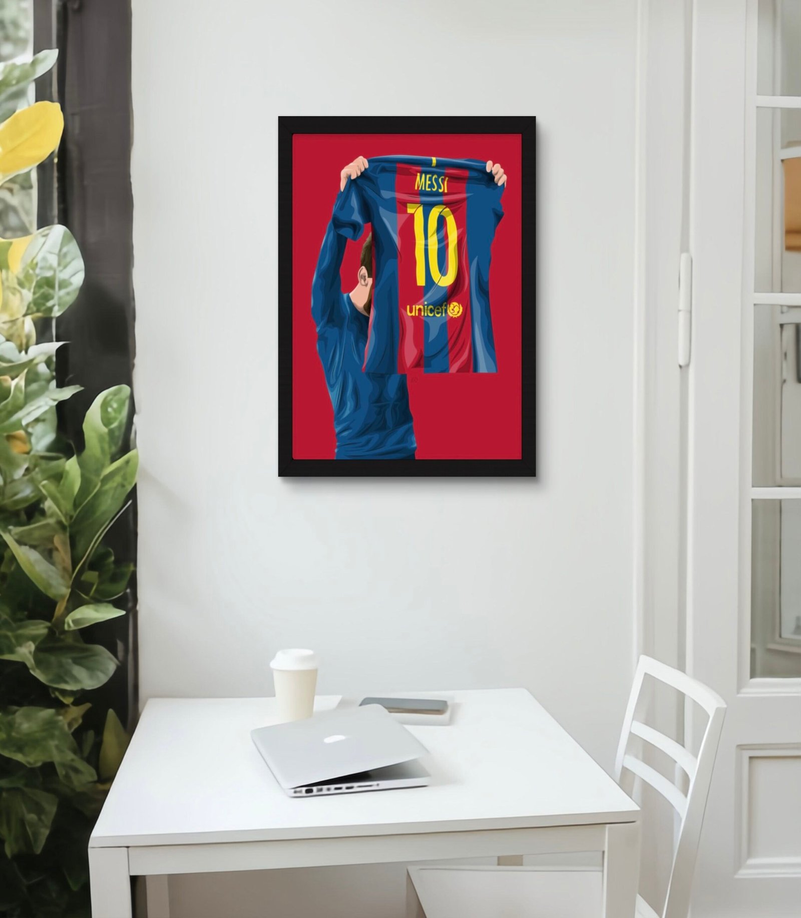 Lionel Messi–10 Premium 4K Framed Poster - Image 3