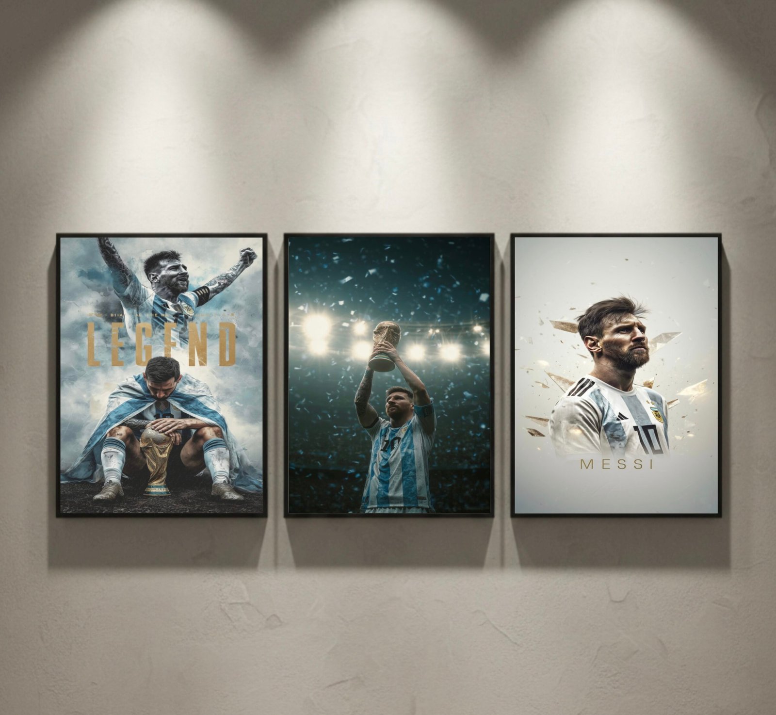 Lionel Messi 3-Frame Bundle –Set