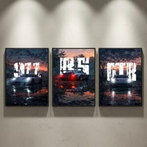Porsche 911 GTR 3-Frame Bundle – Set