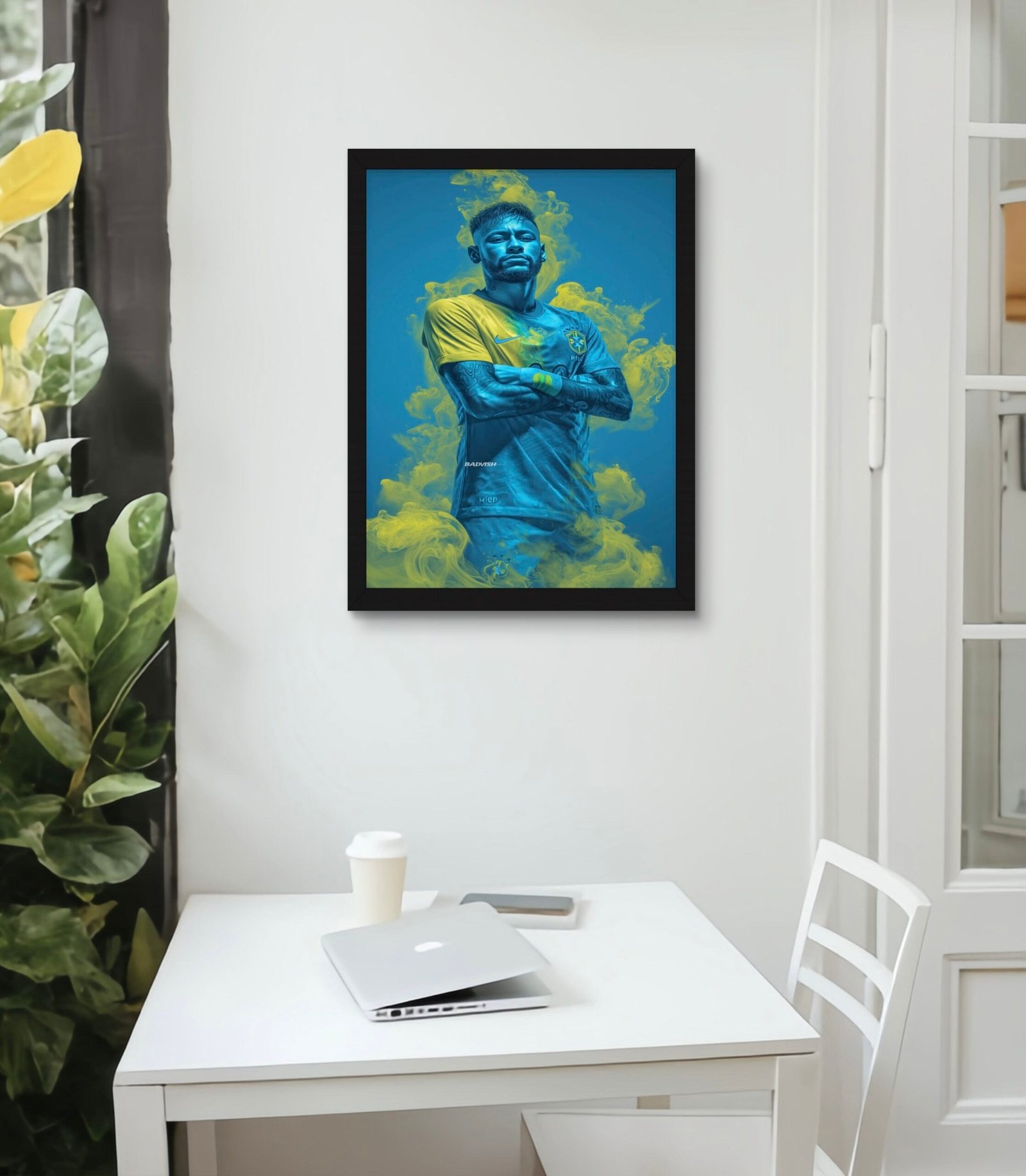 Neymar Jr Wall Art – Premium 4K Framed Poster - Image 3