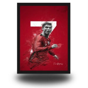 Cristiano Ronaldo 7 – Premium 4K Framed Poster