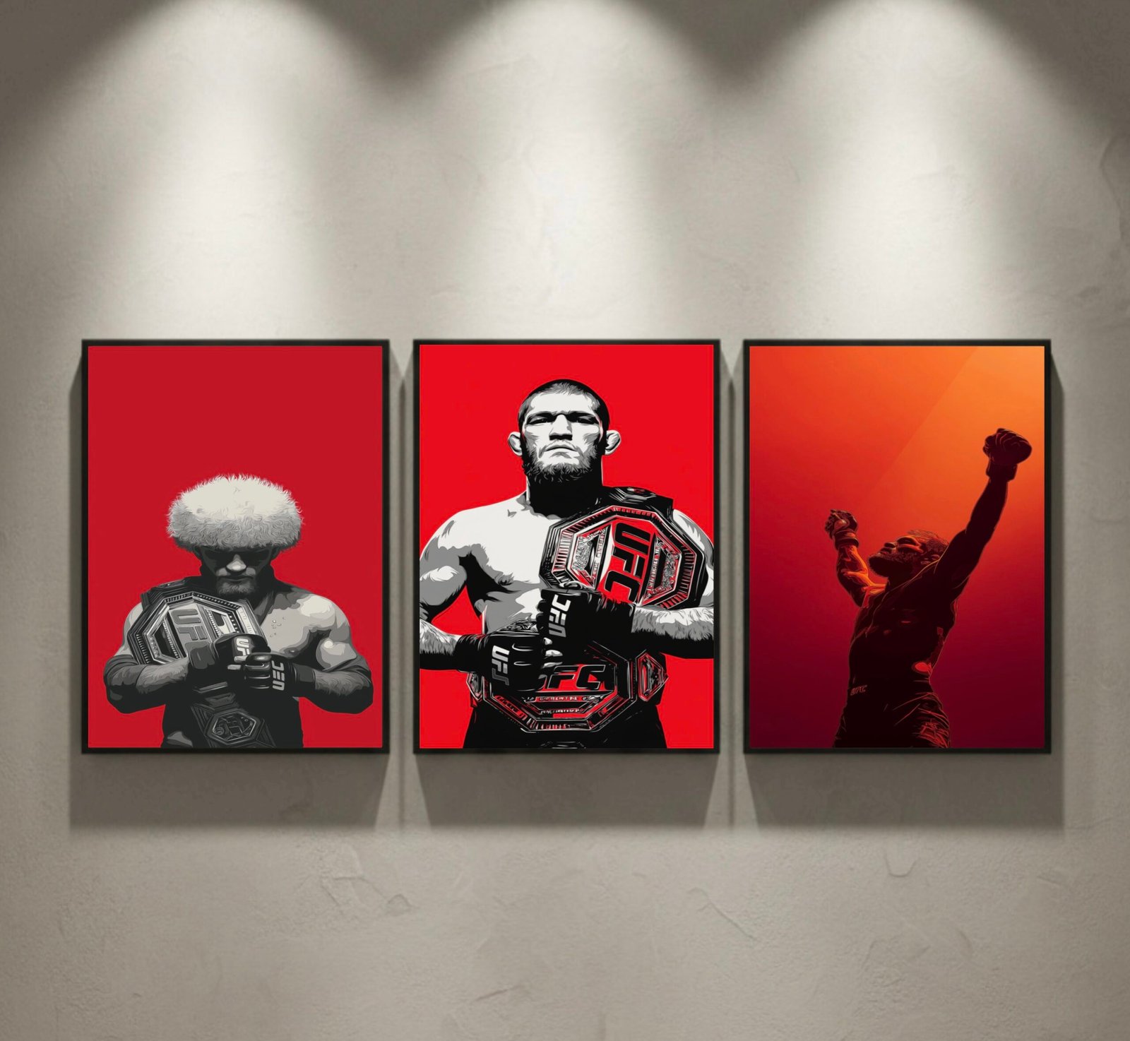 Khabib Nurmagomedov 3-Frame Bundle – Set