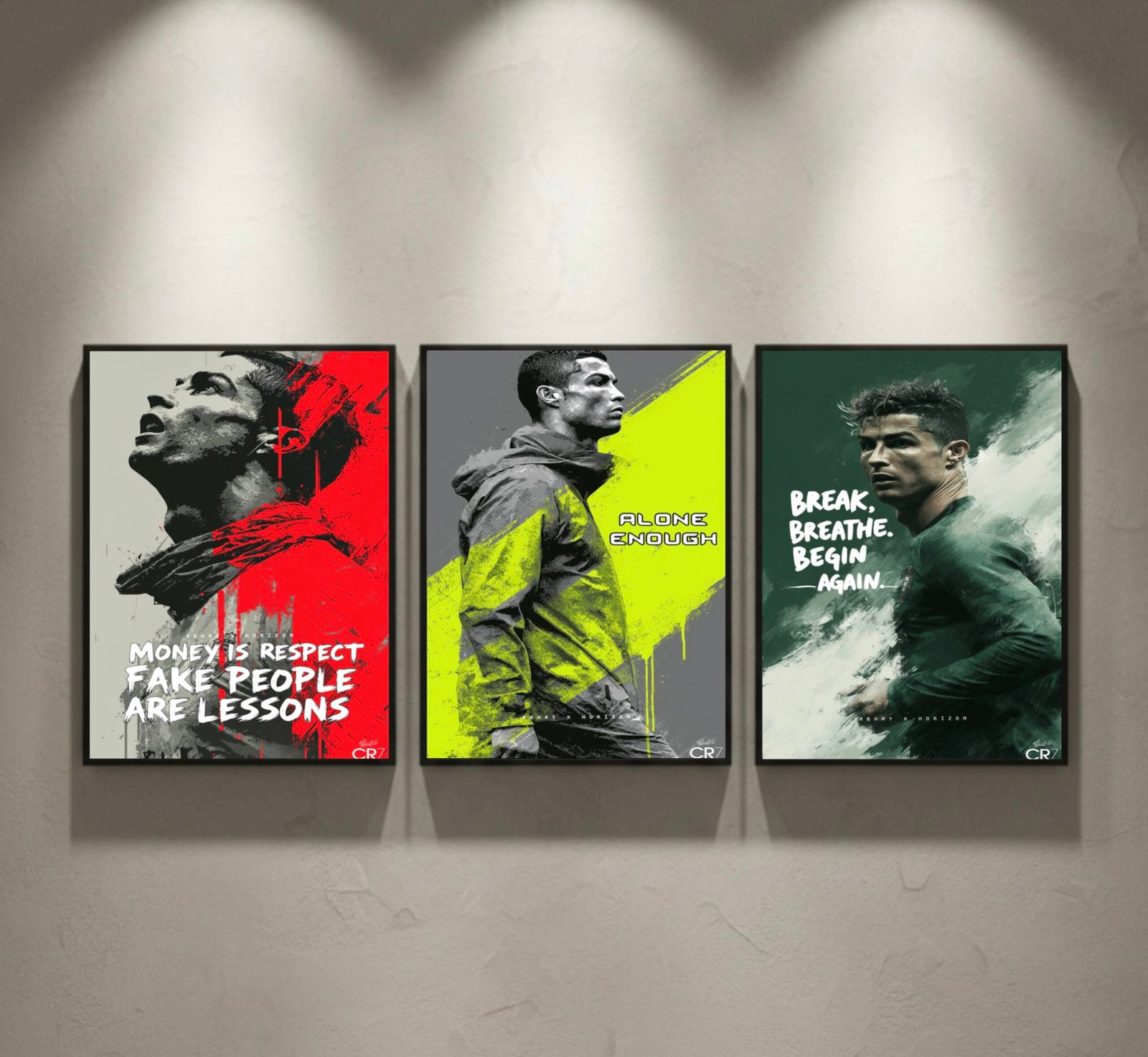 Cristiano Ronaldo Motivation 3-Frame Bundle – Set