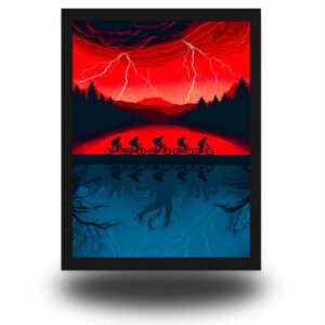 Stranger Things Kids, Bicycle Scene Frame