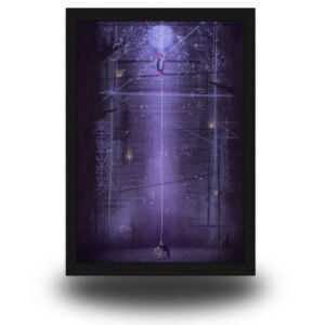 Spider-Man Saving MJ – 4K Framed Poster