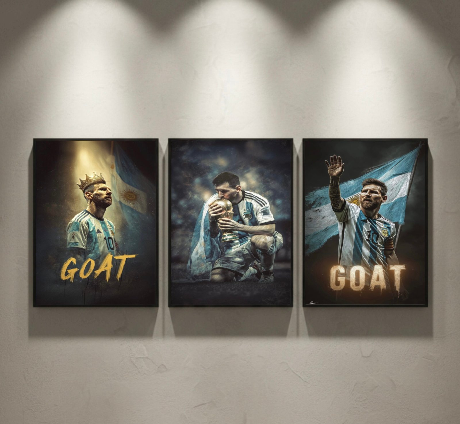 Lionel Messi 3-Frame Bundle –Set