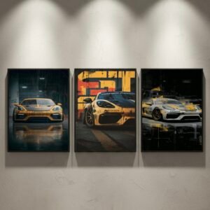Porsche 718 Cayman GT4 RS – 3- Frame Bundle-Set