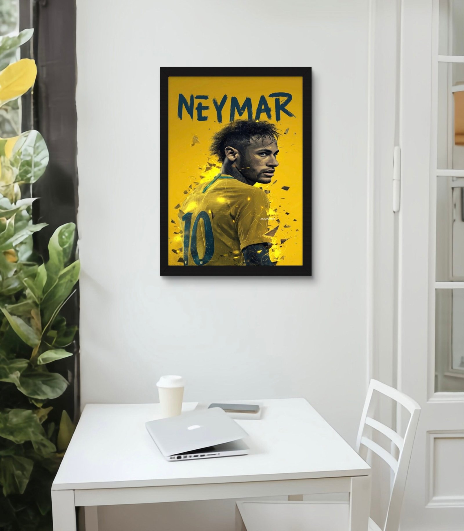 Neymar Jr Wall Art – Premium 4K Framed Poster - Image 3