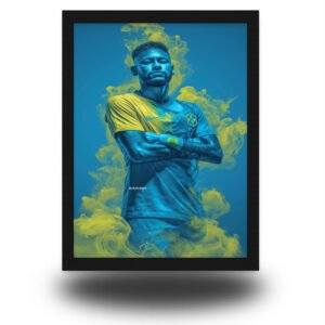 Neymar Jr Wall Art – Premium 4K Framed Poster