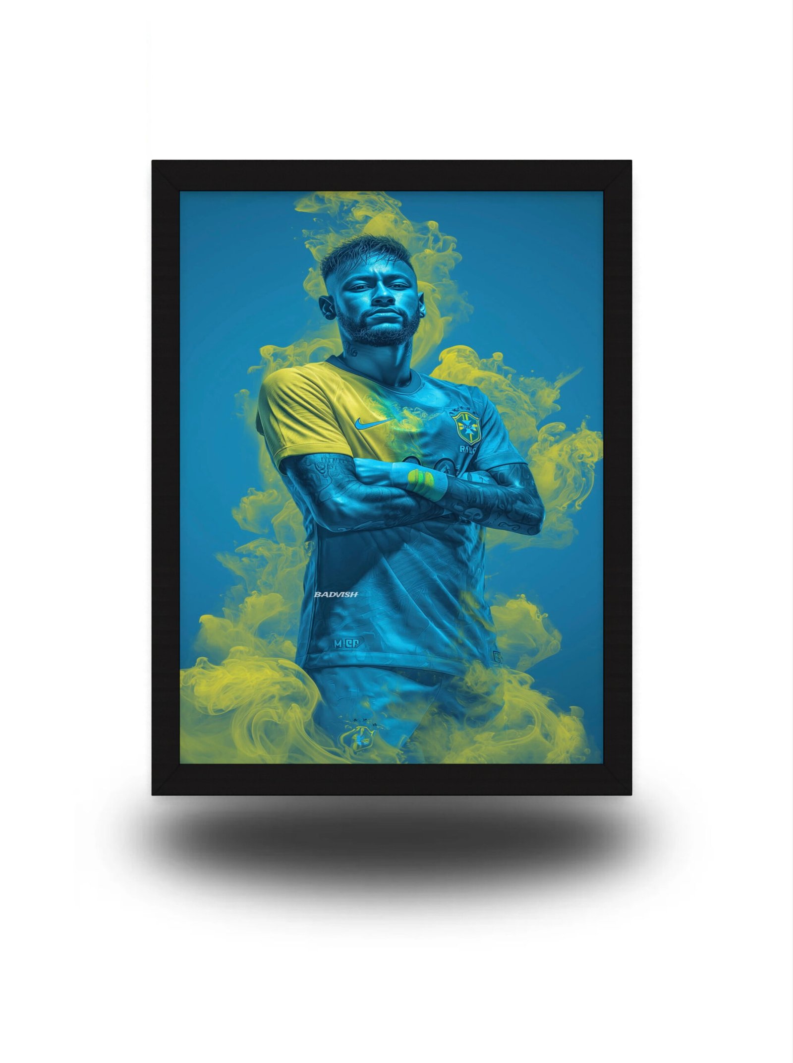 Neymar Jr Wall Art – Premium 4K Framed Poster