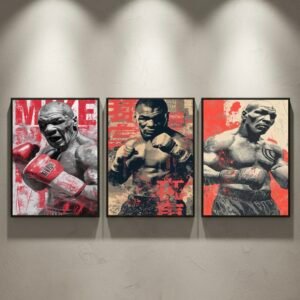 Mike Tyson 3-Frame Bundle –Set