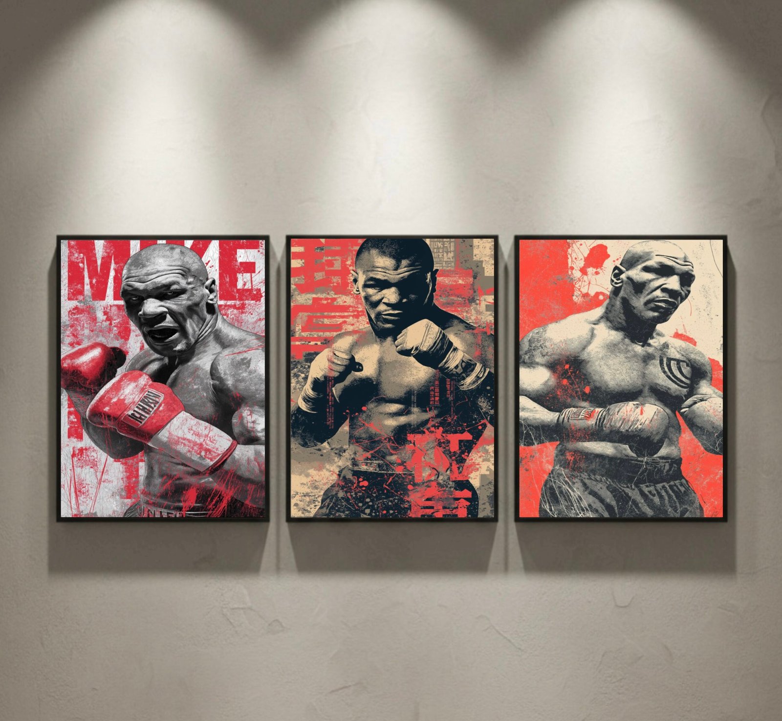 Mike Tyson 3-Frame Bundle –Set