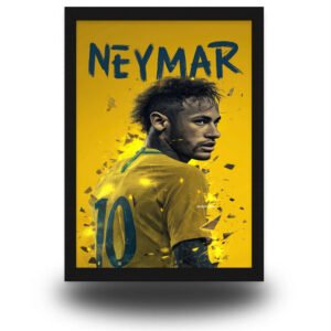 Neymar Jr Wall Art – Premium 4K Framed Poster