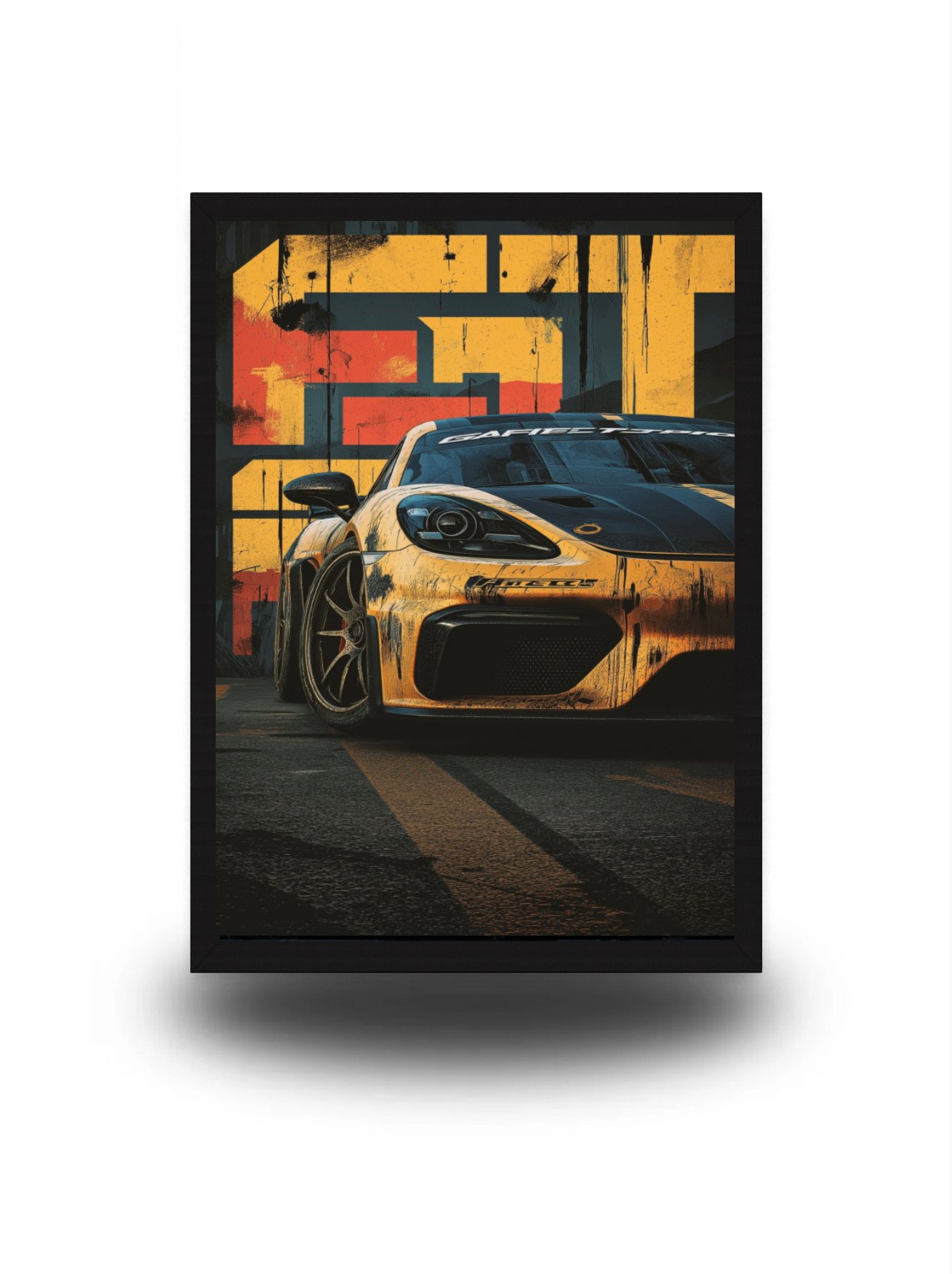 Porsche 718 Cayman GT4 RS – 3- Frame Bundle-Set - Image 3