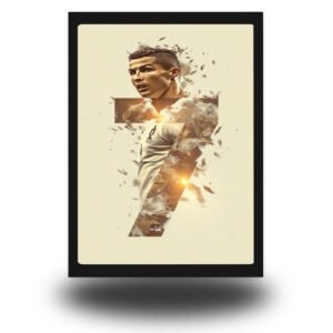 Cristiano Ronaldo 7 – Premium 4K Framed Poster