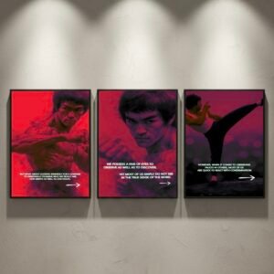 Bruce Lee Motivation 3-Frame Bundle –Set