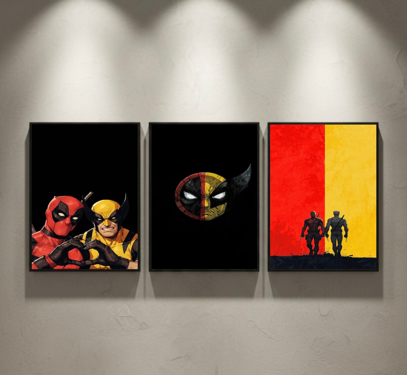 Deadpool & Wolverine 3-Frame Bundle – Set