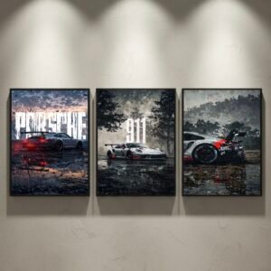 Porsche 911 GTR 3-Frame Bundle – Set