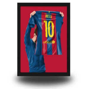 Lionel Messi–10 Premium 4K Framed Poster